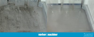 Aluböden Reinigung