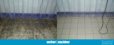 Fliesenböden Reinigung