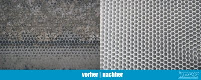 Luftleitwaben Reinigung