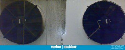 Verdampfer Reinigung